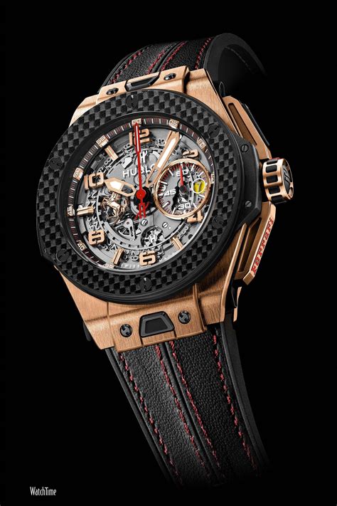 hublot ferrari transparent watch|hublot big bang bezel.